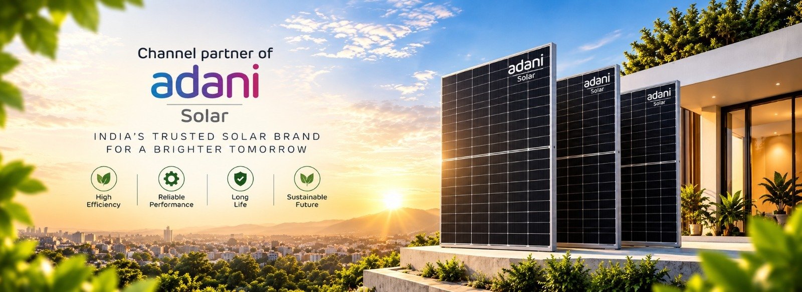 Adani Solar with Channel Partner .